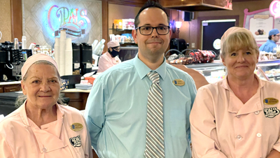 Smiling staff at Opals Confectionery & Bakery