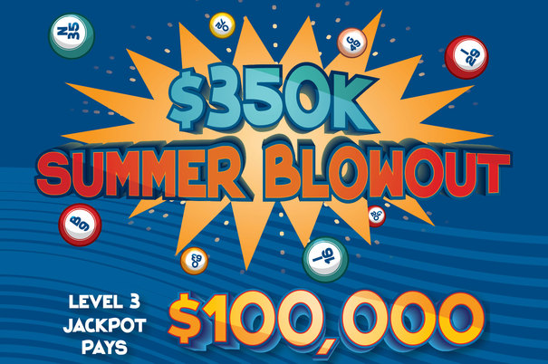 $350k Summer Bing Blowout: Level 3 Jackpot Pays $100,000
