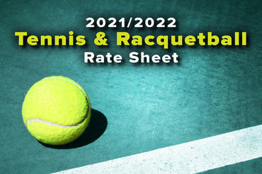 2022 Tennis & Racquetball Rate Sheet tile