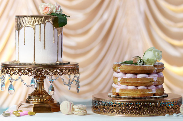 Ornate wedding cake design from Turning Stone