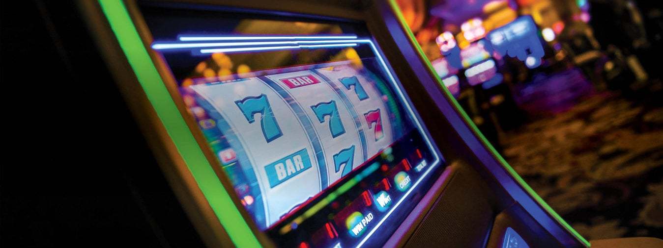Slot Machine with winning numbers at Turning Stone Resort Casino
