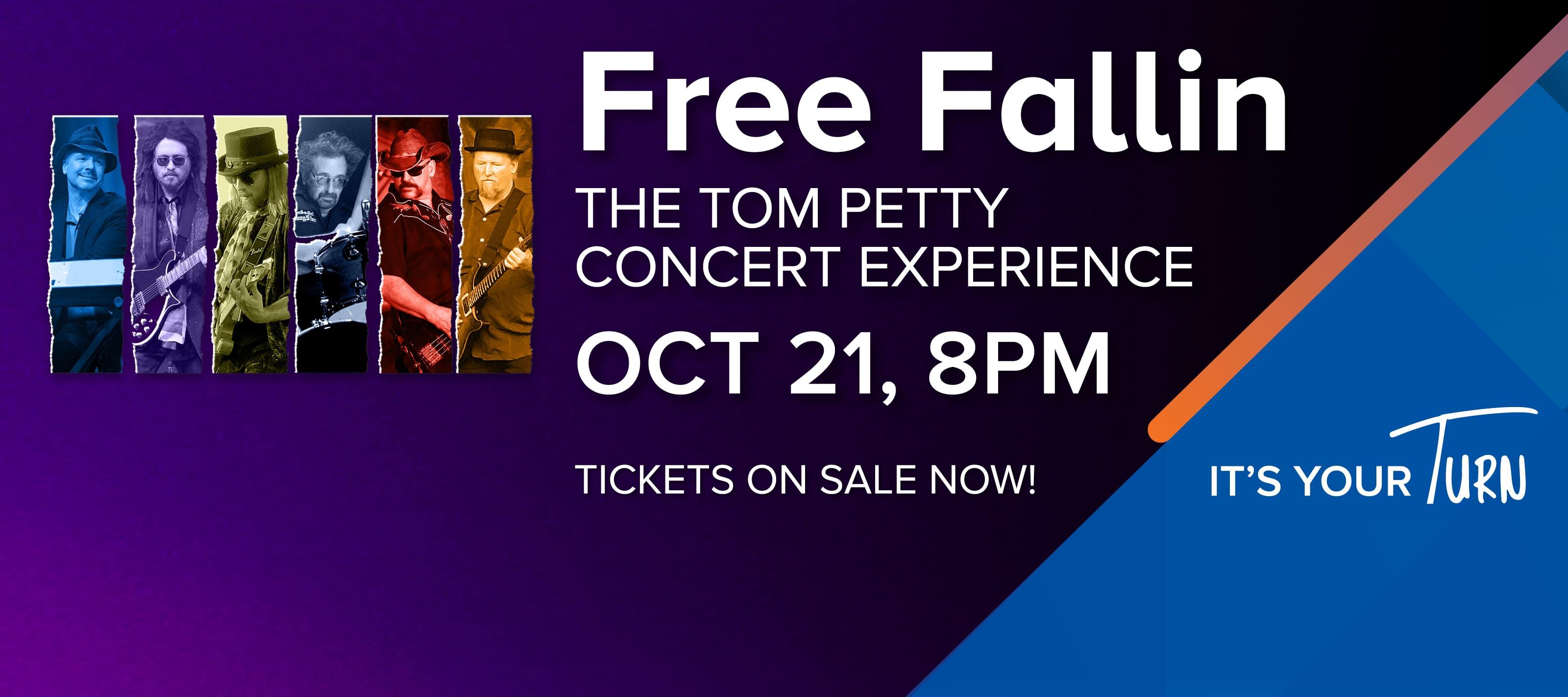 Free Fallin The Tom Petty Concert Experience Oct 21 8pm Tickets on sale now
