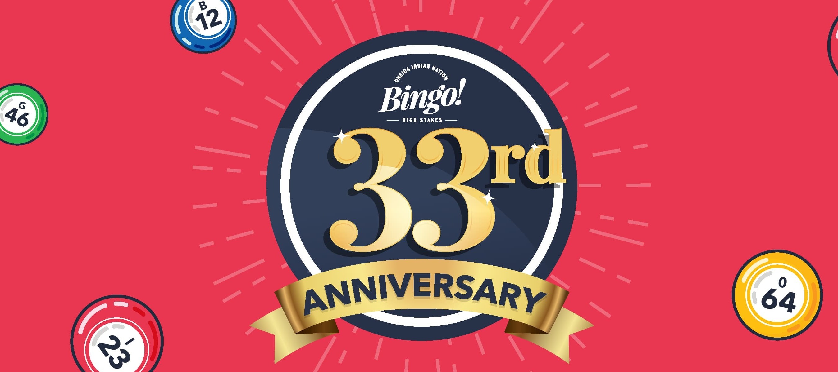 Bingo 33rd Anniversary