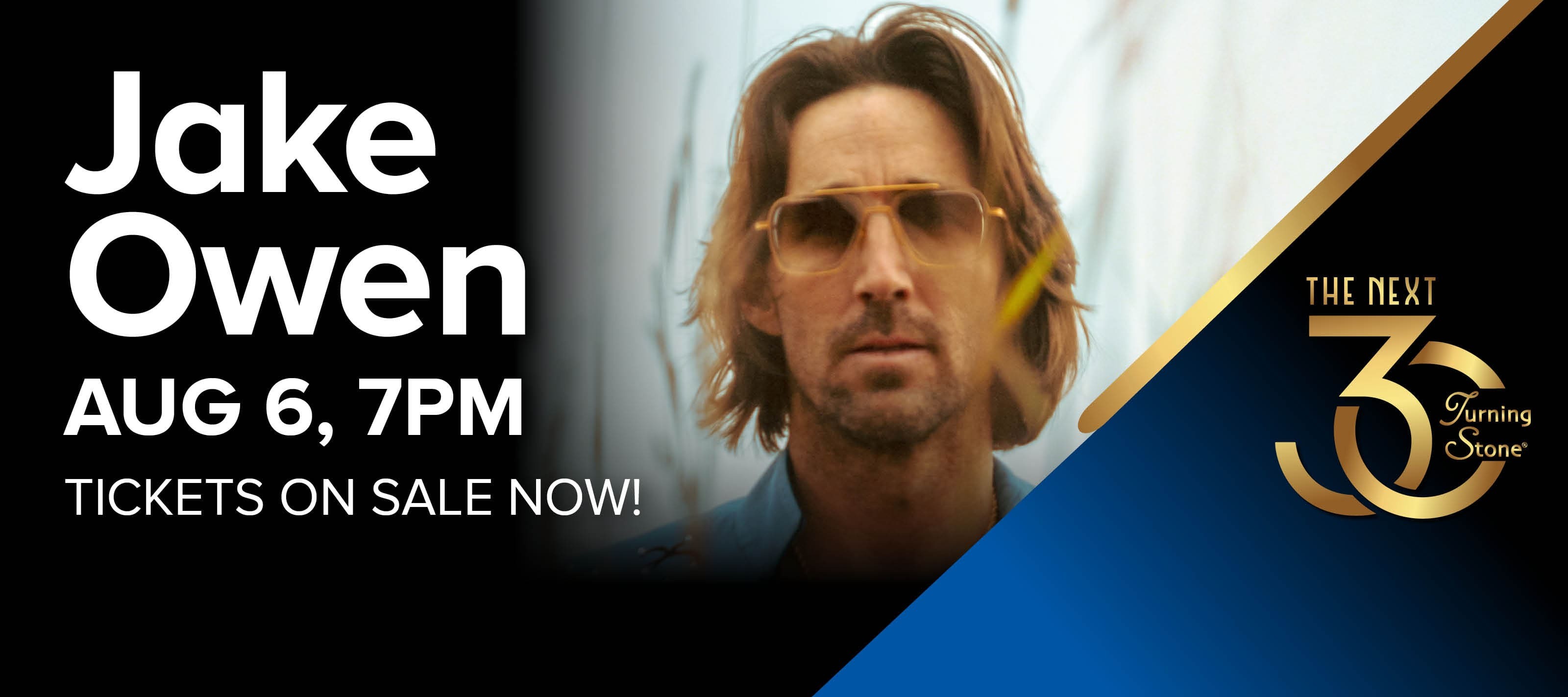 Jake Owen Aug 6 7pm Tickets On sale now