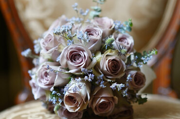 bouquet of pale roses