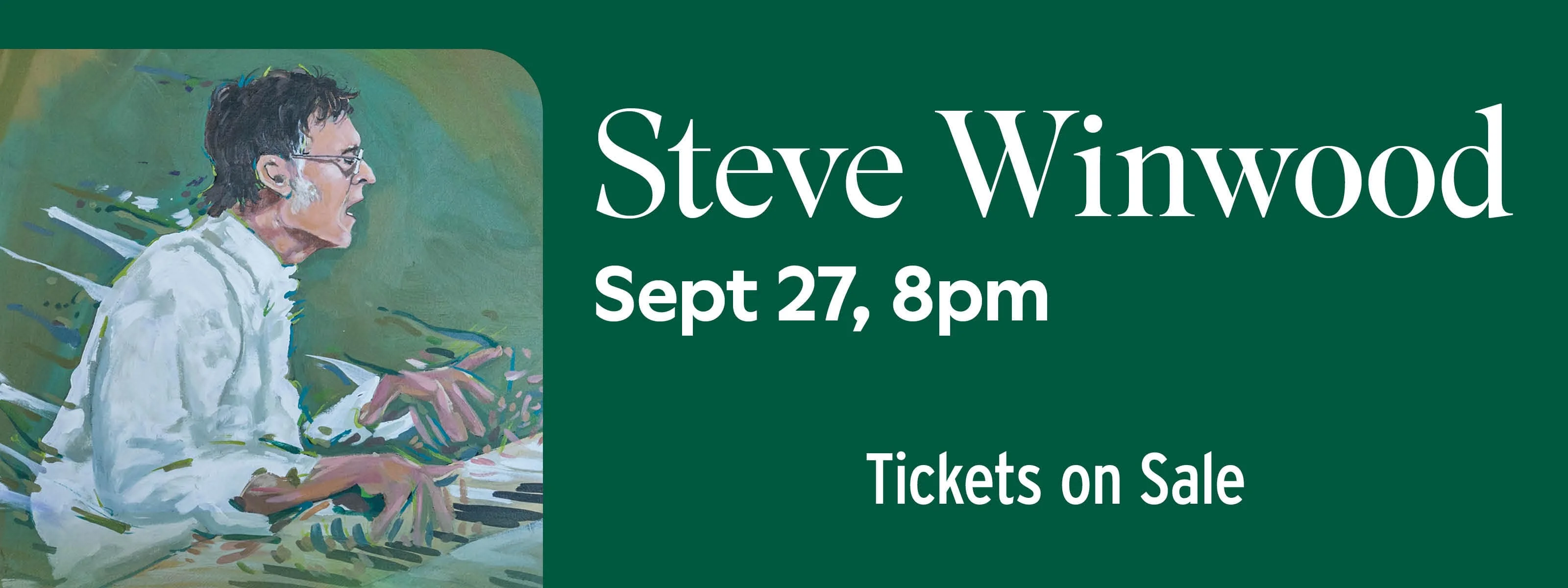 Steve Winwood September 27 @ 8pm