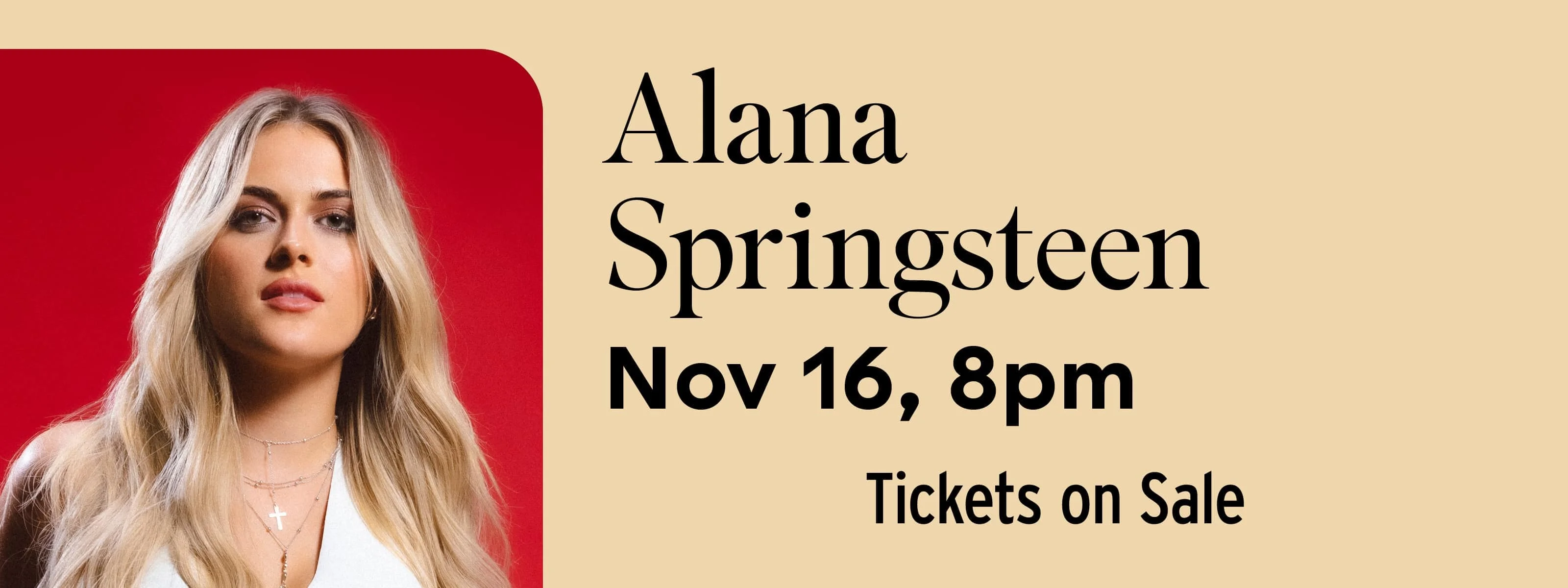 Alana Springsteen November 16 at 8pm