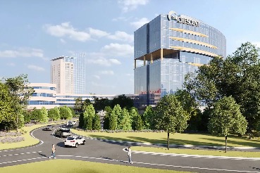 Exterior digital rendering of The Crescent
