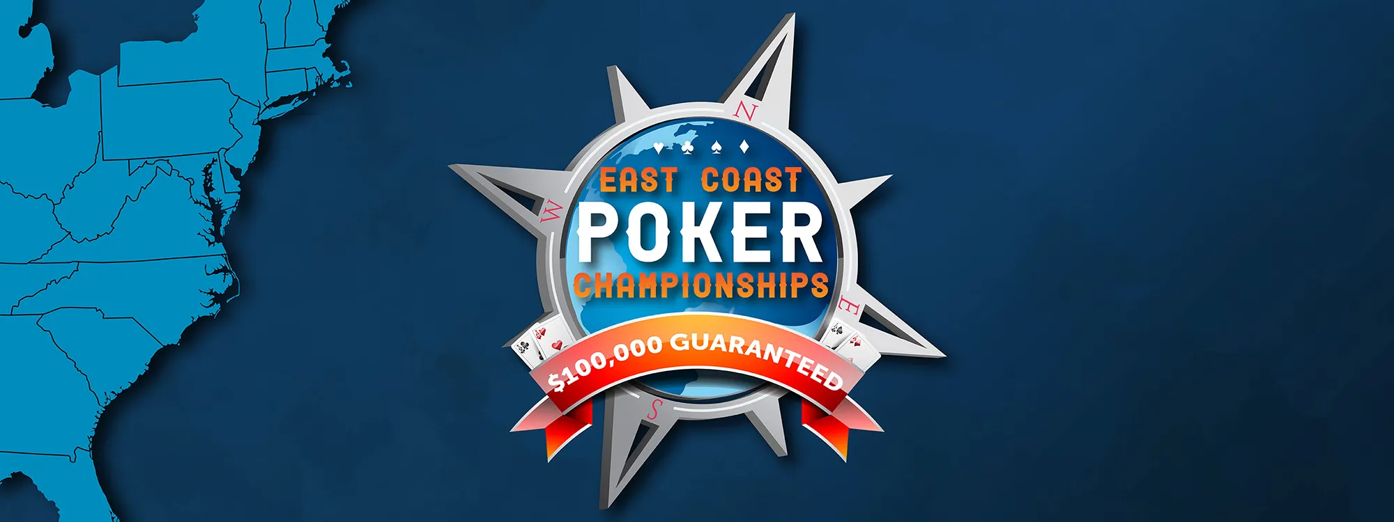 Playing cards on gaming table inside The Poker Room at Turning Stone Casino