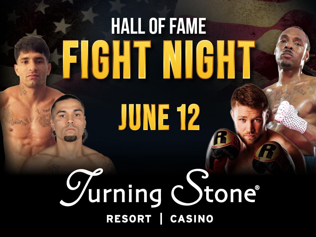International Boxing Hall of Fame Fight Night June 12 at 6pm