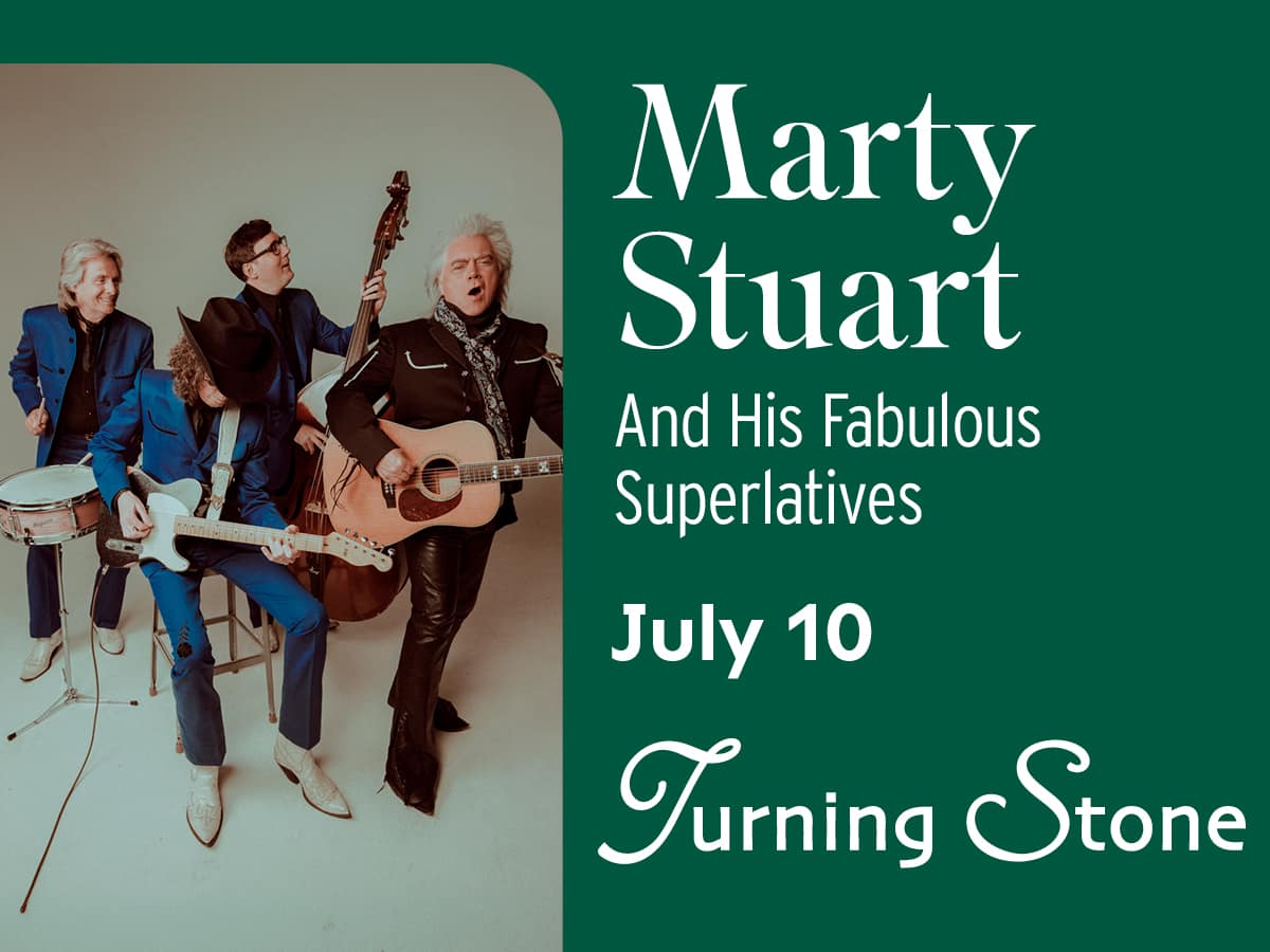 Marty Stuart and His Fabulous Superlatives July 10 at 8pm