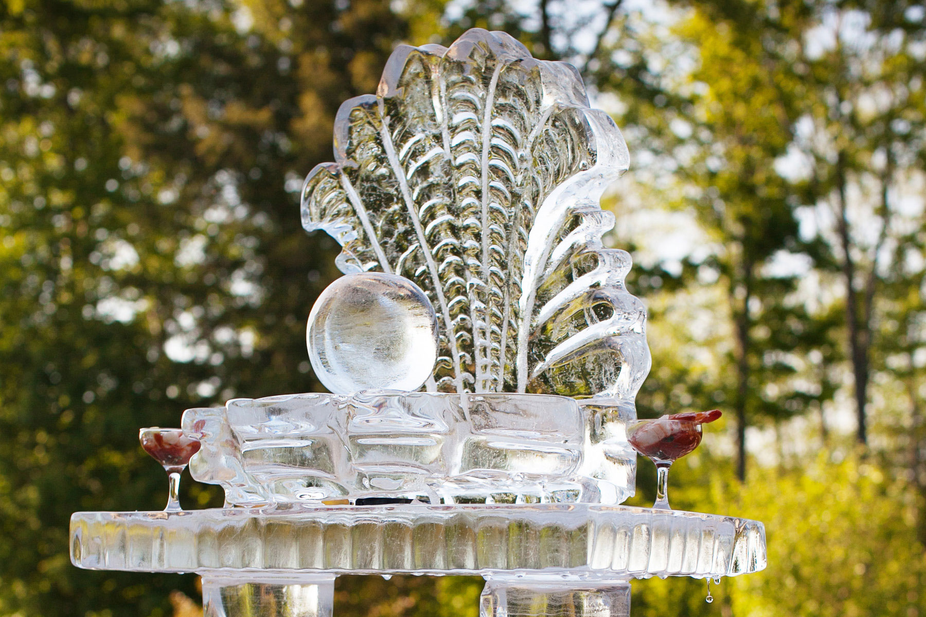 Pearl Wedding Ice sculpture 