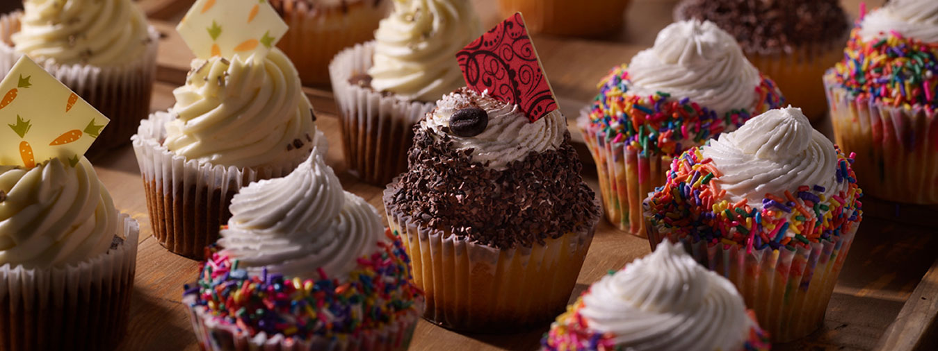 One dozen assorted cupcakes from Turning Stone's new buffet, Seven Kitchens