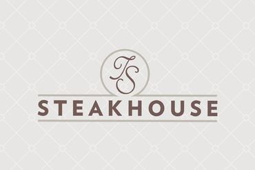 TS Steakhouse Logo white and gold
