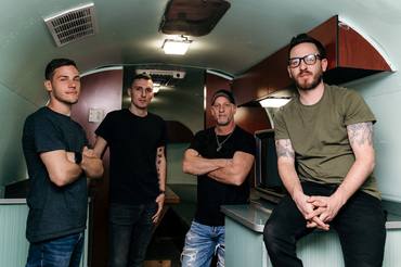 Neon Vibes Band Photo in Trailer