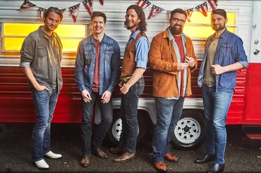 Home Free Band Image in front of trailer