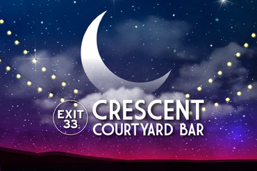 Exit 33 Crescent Courtyard Bar Logo