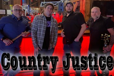 Country Justice Band Image Color with Logo