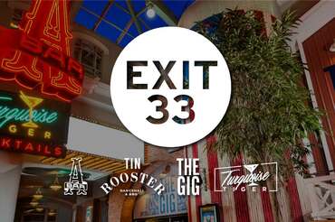 Exit 33 Logos in Atrium