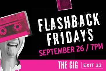 Flashback Fridays – Live Rock Band & DJs Friday, September 26