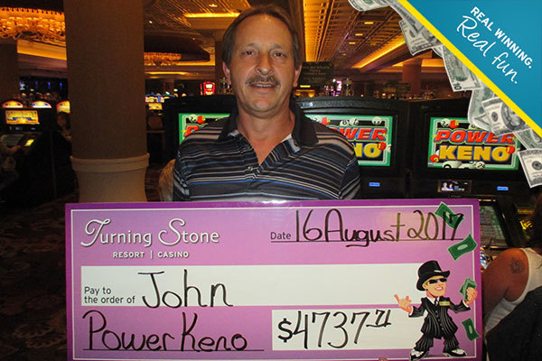 Turning stone main keno